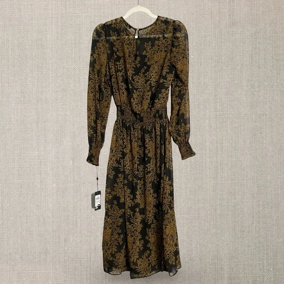 Tommy Hilfiger Black and Gold Dress - Picture 3 of 6